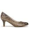 LifeStride Womens Parigi Pump Hazelnut Snake 10 W