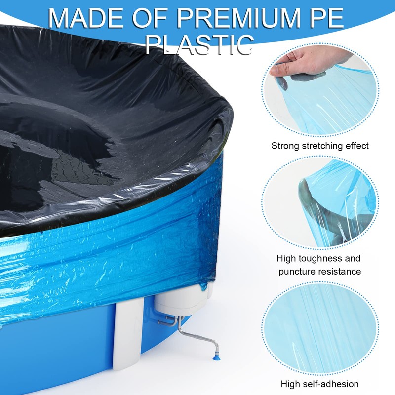 Winter Cover Seal for Above Ground Pools Windproof Stretchable Pool