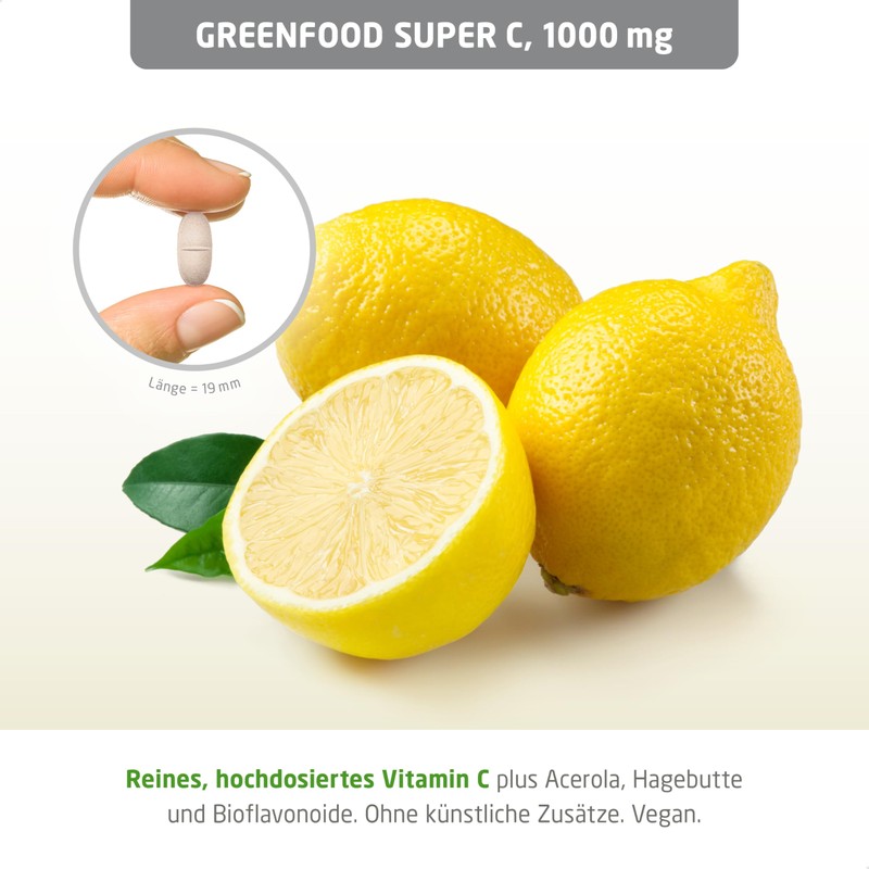 Super C, 1000 mg Vitamin C, high dose, 120 tablets,