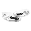 KIMISS Motorcycle Handguards, 2PCS Hand Guards Motorcycle Hand Guard Brush