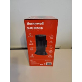 Honeywell Heater Slim Compact Ceramic Design Oscilltes 2 Heat Settings HCE309B