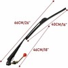 15.7" UTV Manual Windshield Wiper,Chikia Wiper for Can Am,Hisun,CFMOTO,golf cart,Polaris