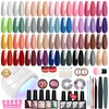 VANREESA VANREESA 60 PCS Gel Nail Kit with 48W U