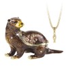 Secrets from Hidden Treasures 1113 Otter Trinket Box