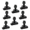8-Pack L-Track Double Lug Threaded Stud Fitting Heavy-Duty Bolt Down