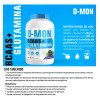 Aminoácidos Bcaas Glutamina D-mon 1kg Sabores Sabor Moras