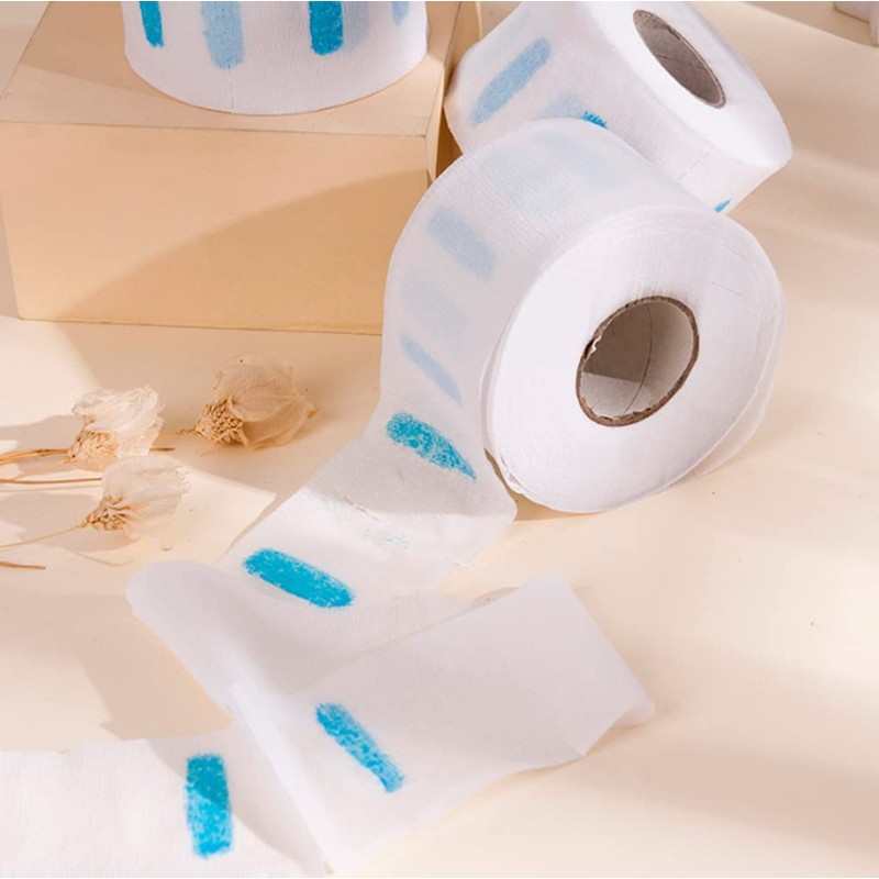 2 Rolls of Disposable Waterproof Hairdressing Salon Rolls - White