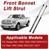 EKALA 6659 Front Hood Struts for 2009-2010 Dodge Ram 1500/2500/3500,