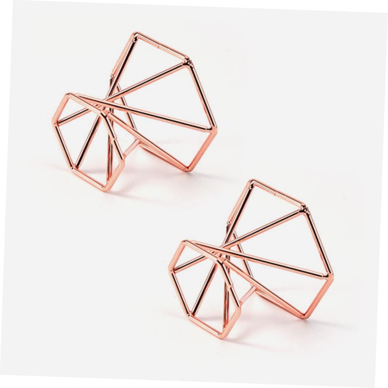 Healeved 3pcs Stainless Steel Powder Puff Holders Elegant Storage Racks