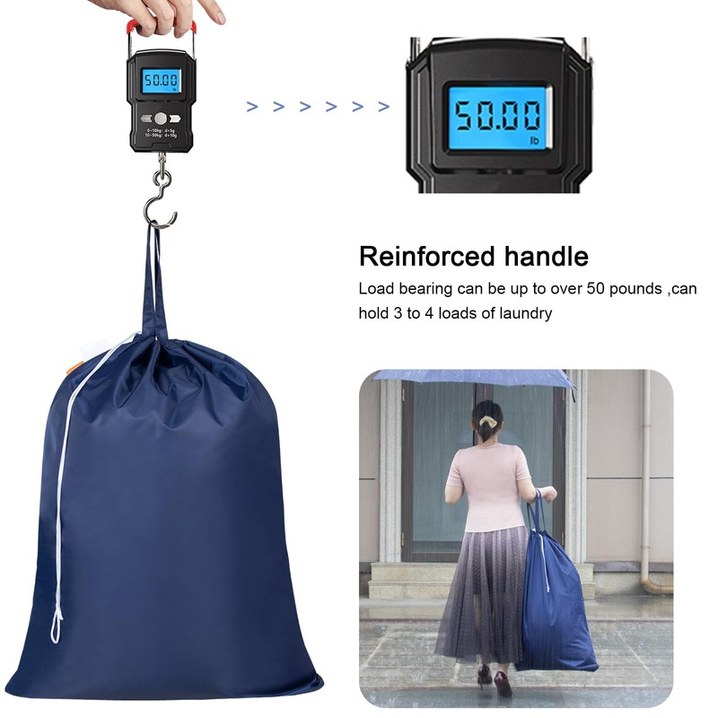 Polecasa Heavy Duty Large Laundry Bag with 130gsm Tear Resistant