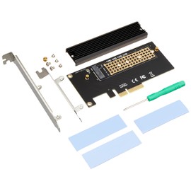 INEX M.2 NVMe SSD Convert PCIe Card AIF-10 with Heatsink