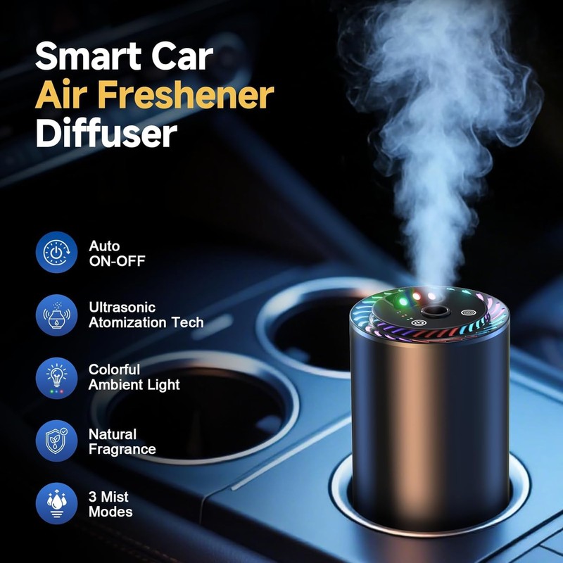Dad Birthday Gifts for Dads - Auto On/Off Car Diffuser