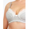 VANEVER Women's Maternity Bra Grey 42D