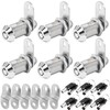 Cam Lock RV Storage Locks Keyed Alike, 1-1/8" Fits on
