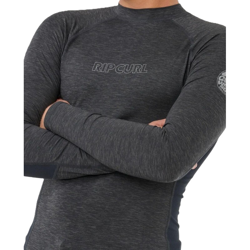 RIP CURL Dawn Patrol Performance LS Lycra 2024 Black Marle,