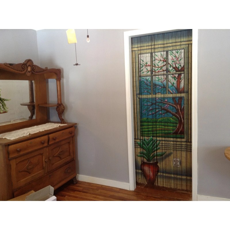 ABeadedCurtain - Window View Beaded Curtain 125 Strands (+Hanging Hardware)