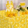 4 Pack Lemon Tablecloth Lemons Summer Party Tablecover Rectangle Table