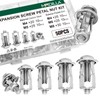 50Pcs Petal Expansion Bolt, Carbon Steel Jack Nuts for Drywall,