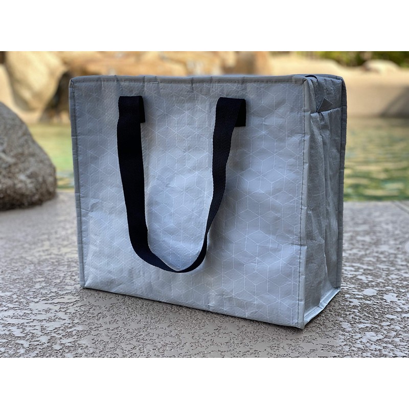 Foremost Reusable Bag Large Insulated Assorted Patterns 4 Pack Multi-Purpose