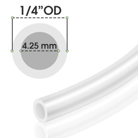 TAILONZ PNEUMATIC Air Line 1/4 inch od Pneumatic Nylon Tube 32.8ft Air Brake Tubing Nylon Hose Kit