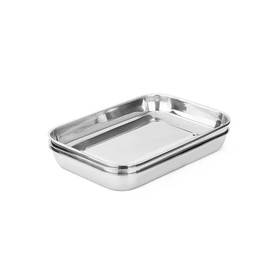 Weis 11300 Stainless Steel Breading Set with 3 Bowls Stackable