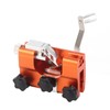 Orange Hand Cranked Chainsaw Sharpener 30° Portable Manual Chainsaw Chain