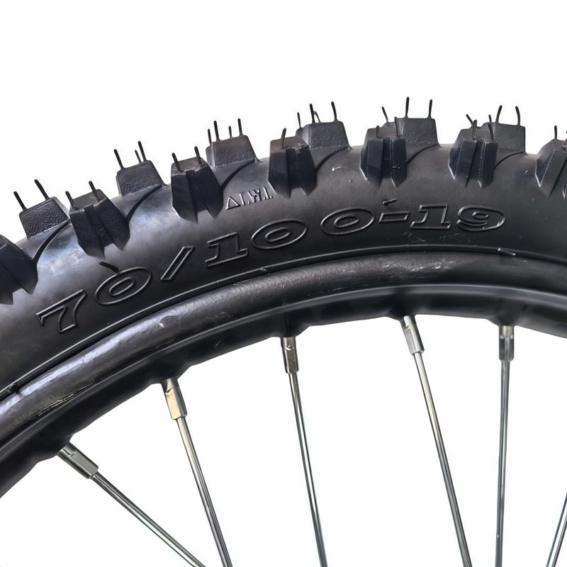 Beeking 70/100-19 Front Wheel Rim Tire Assembly for Dirt Bike
