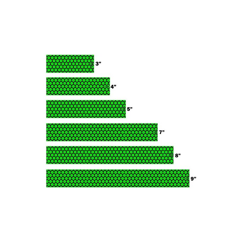 White Water Archery Fluorescent Neon Green Open Honeycomb Arrow Wraps