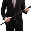 Colorful metal cane appearance - Black