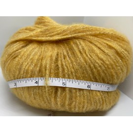 Ice Yarns Apricot Gold Charm - DK Weight Metallic Sparkle, Mohair Wool Acrylic Nylon Blend Yarn with Sparkle 50 Grams (1.75 Ounces) 200 Meters (218 Yards)