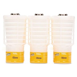 Rubbermaid Commercial Tcell Microtrans Odor Neutralizer Refill, Citrus, 1.62 Oz, 6/Carton