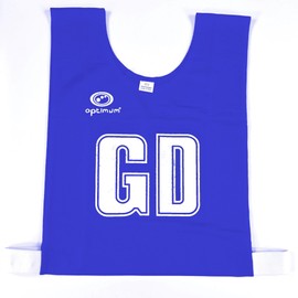 Optimum Mesh Netball Training Bibs -Perfect for Netball, Football, Rugby - Juniour Size. Pack of 7, Blue