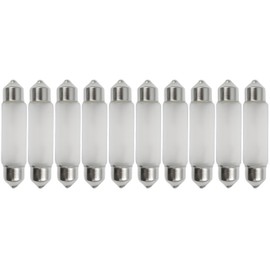 OCS Parts Xenon Frosted Light Bulbs | Festoon Base | 24 Volt 5 Watt | Replacement Undercabinet Lamps | 10-Pack