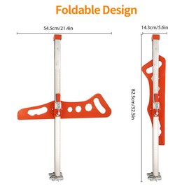 SnapFixMate Durable Stainless Steel Drywall Cutter with Hand Push - Dust-Free, Shock-Resistant Roller for Precise Woodworking & Board Cutting, Aluminum Alloy Construction:_Aluminium alloy handle