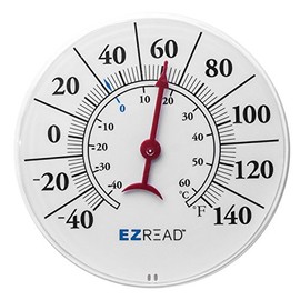 Headwind 8400009 Indoor and Outdoor Dial Thermometer, 8-Inch