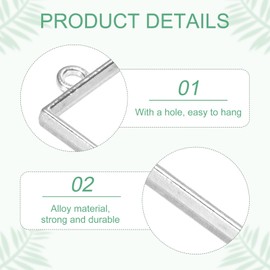 M METERXITY 50-Pack Open Bezels for Resin, Rectangle Open Back Bezel Pendants for Resin Jewelry Making/DIY Earrings Necklace, Alloy Hollow Frame Pendants [Silver Tone]