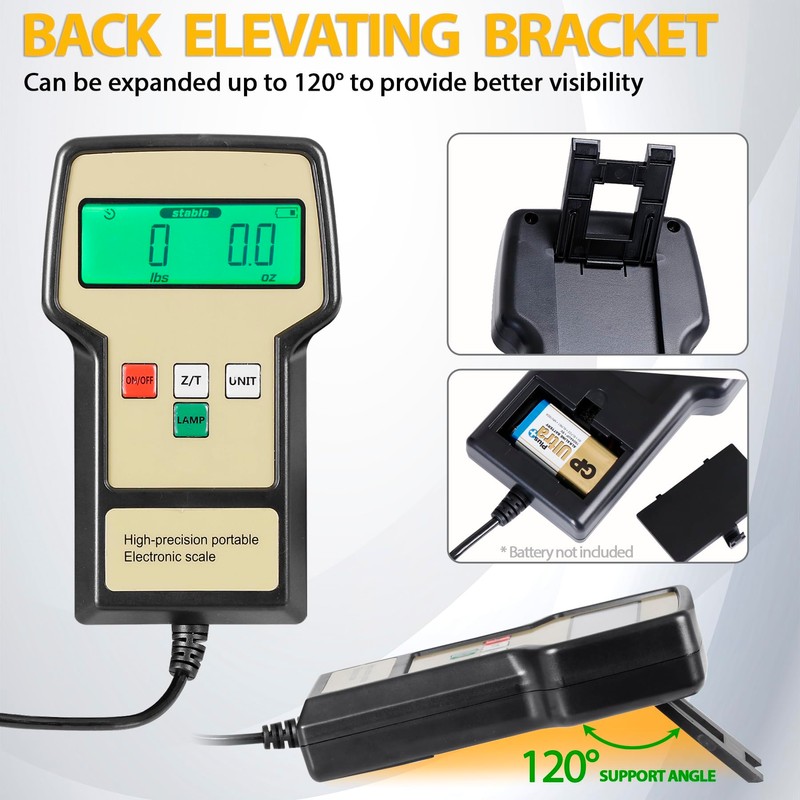 F2C Refrigerant Digital Electronic Charging Weight Scale 220 lbs HVAC