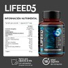 LIFEED5 Vitaminas para el Cabello Hombre | 60 cápsulas |