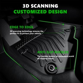 for Infiniti QX50 2025-2019 / Infiniti QX55 2022-2025 Floor Mats,TPE Waterproof All Weather Floor Mats Cargo Liner Accessories