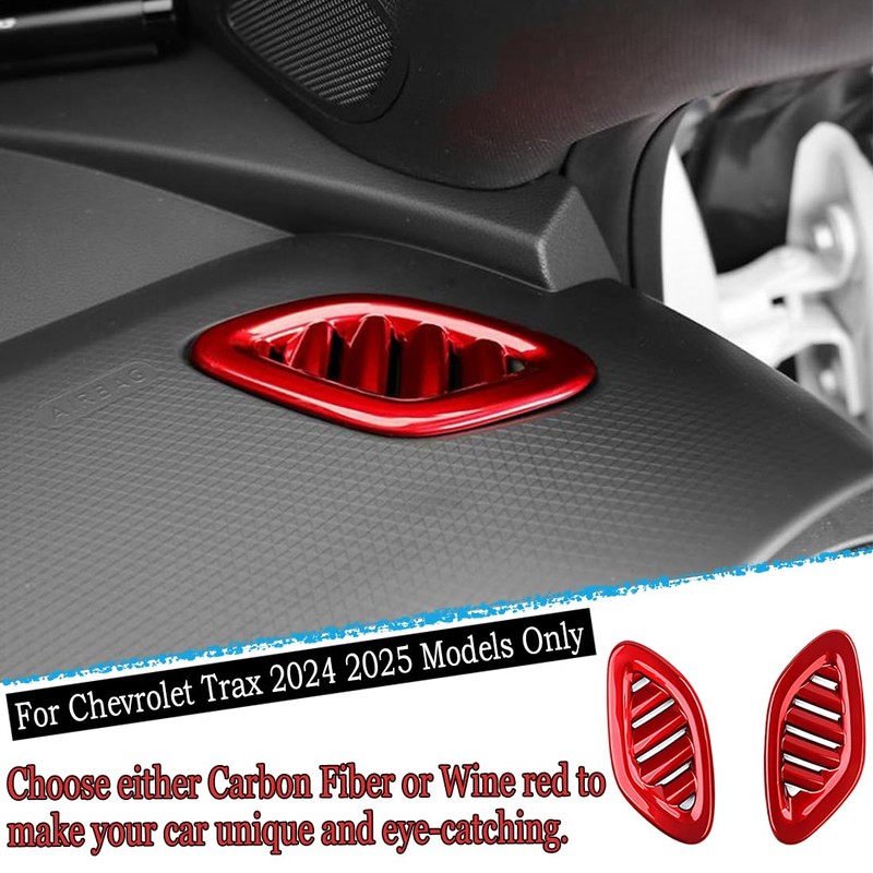 MUXEE Dashboard Air Vent Cover, for Chevy Trax 2024 2025，