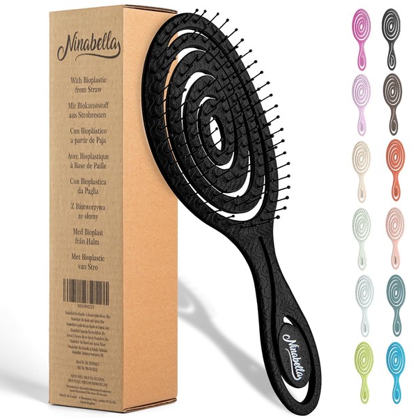 Ninabella Professional Detangling Hair Brush for All Ages – No