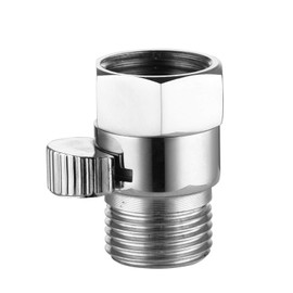 CIENCIA Shower On Off Valve Brass Shower Head Hose Adapter Faucet Diverter Compression Shut Off Valve 1/2, AV016