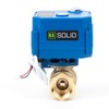 U.S. Solid Motor Ball Valve with Manual Function - 3/4