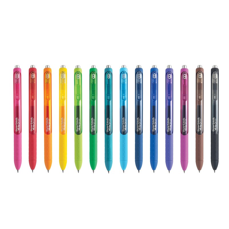 Paper Mate Inkjoy Gel Pen, Fine Point, Box of 12,