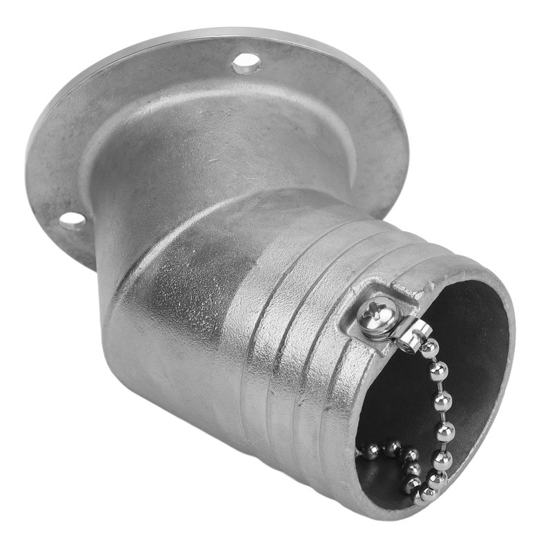 Angled Boat Deck Fill Cap 316 Stainless Steel Marine Deck