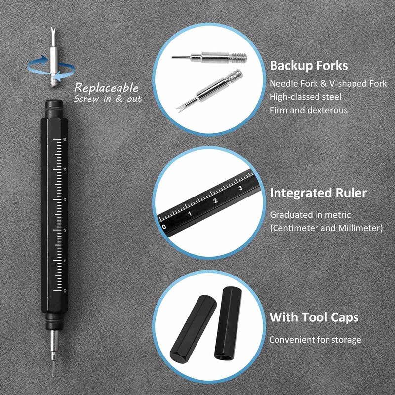 Kit de herramientas de barra de resorte de reloj profesional