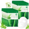 atnayo 10 Pcs Aloe Vera Moisturizing Face Mask, Skincare Hydrating