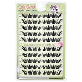 GECOMO Large Capacity False Eyelashes, Natural, False Eyelashes, Glued, Partial False Eyelashes, Instant Pita Eyelashes, Lower Eyelashes, False Eyelashes, Popular, Actress Eyelashes, Cosplay Makeup