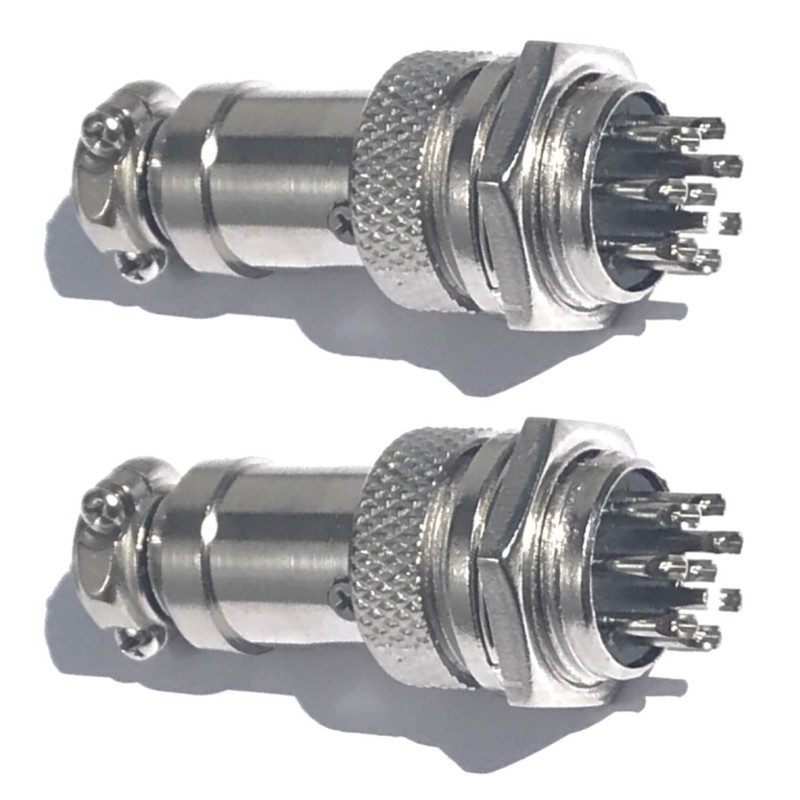 CESS Aviation 8 Pins Plug and Socket Wire Cable Connectors