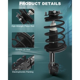 AUTOMUTO Struts & Shocks Quick-Strut Fit For 2004-2006 for Toyota Camry,2004-2006 for Toyota Solara,2004-2006 for Lexus ES330